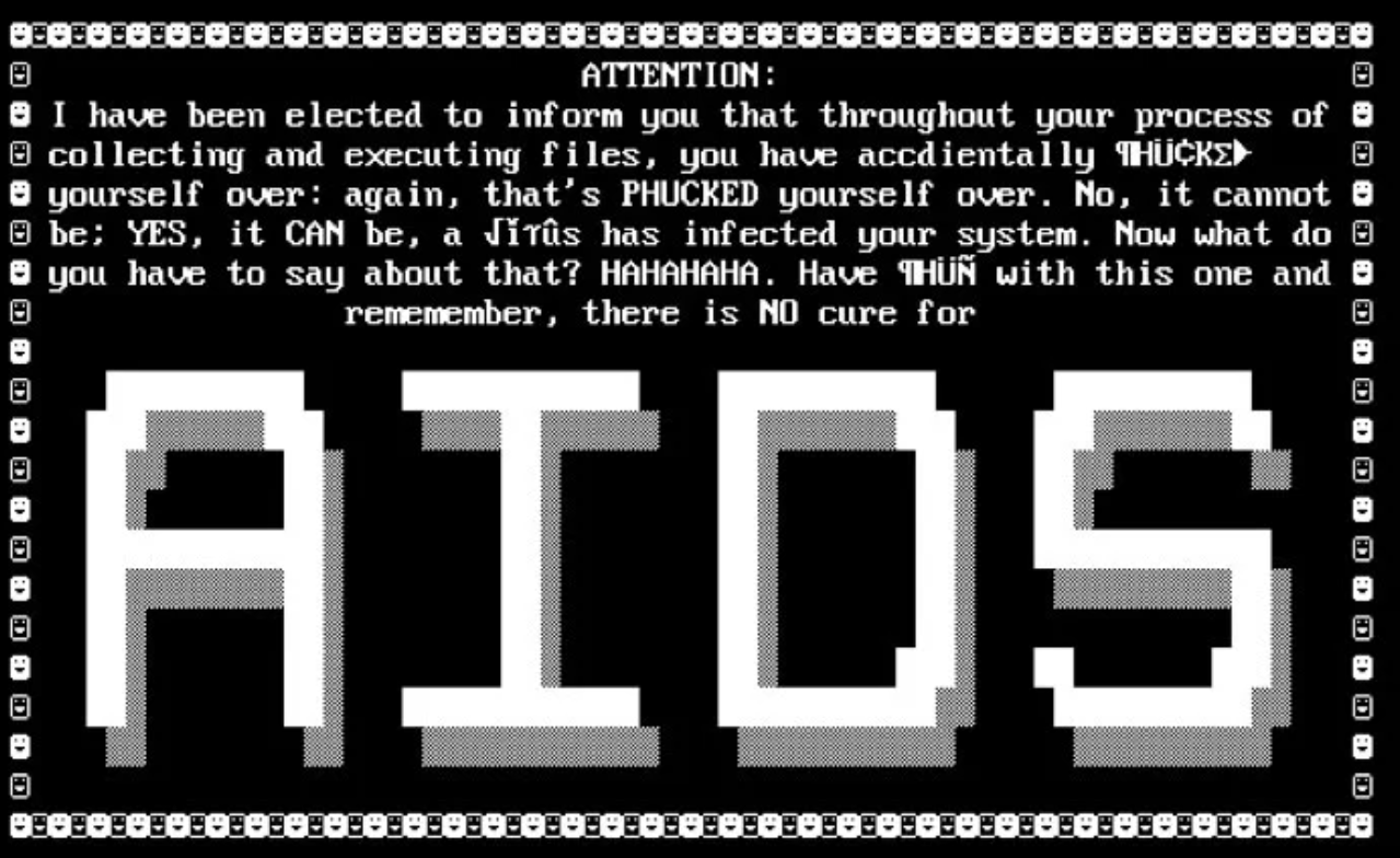 👀 AIDS, el primer troyano de la historia